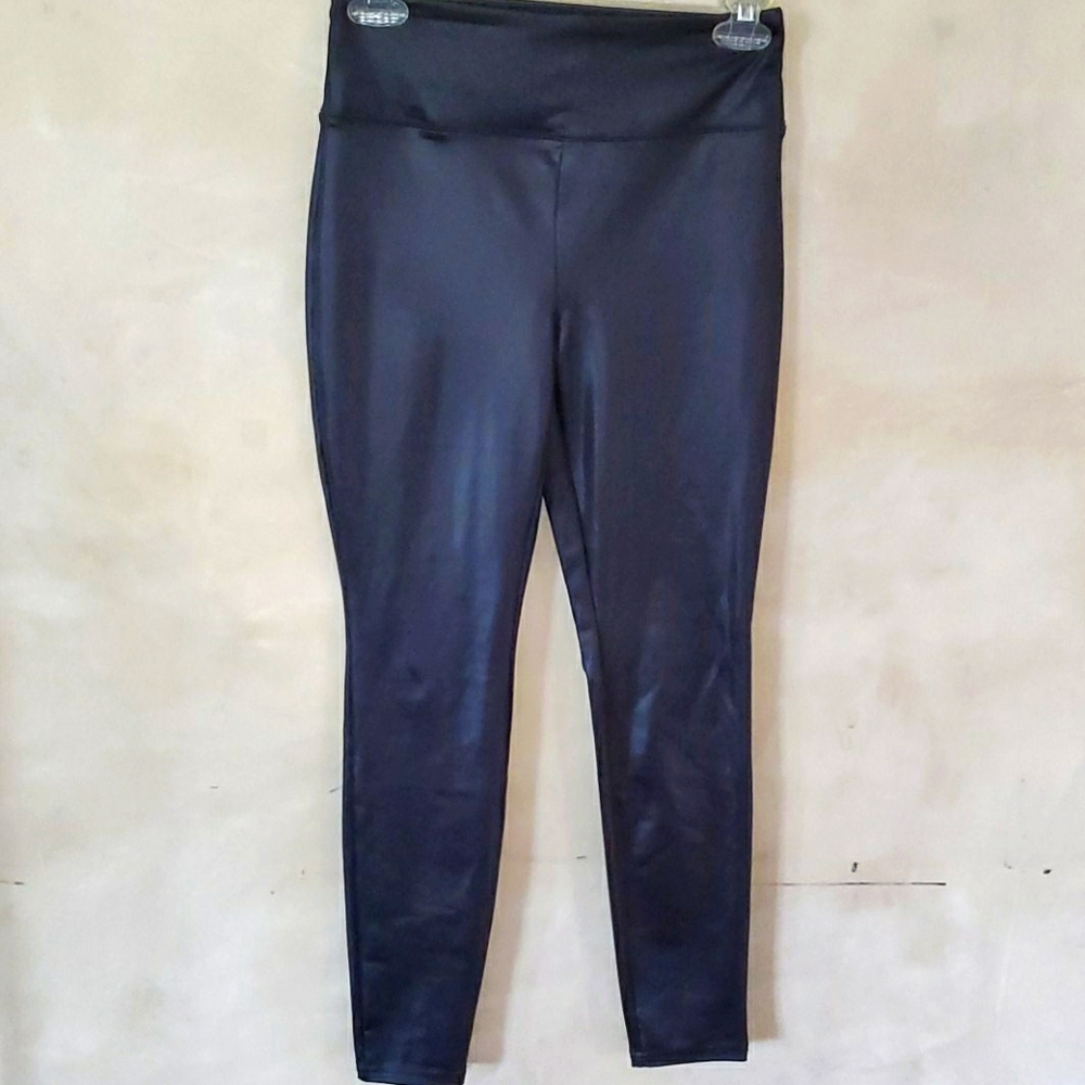 Faux leather leggings